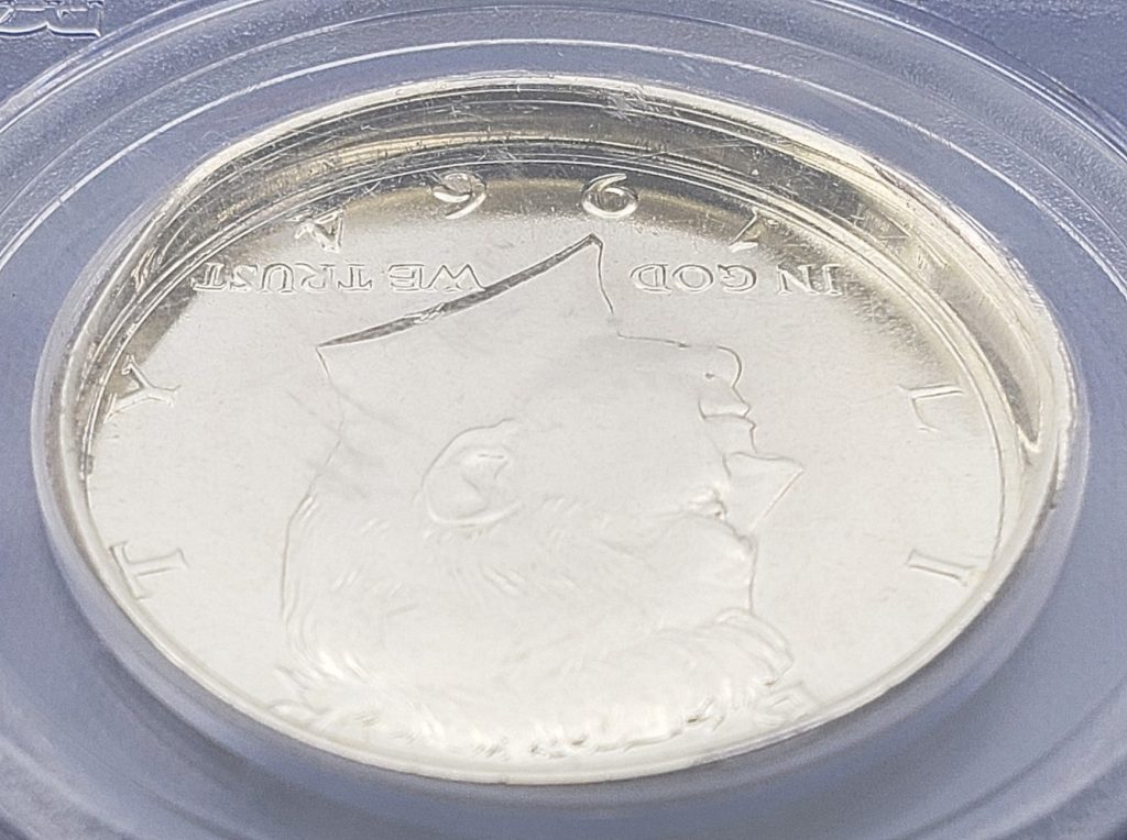 Die Cap - 1964 Kennedy Half Dollar PCGS MS64