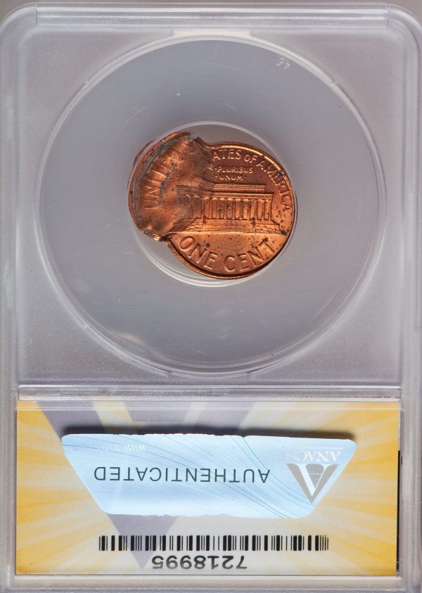 1987D Lincoln Cent Double Struck error coin - Image 2