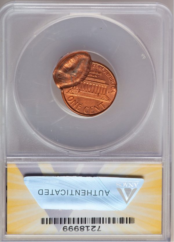 1989D Lincoln Cent Double Struck error coin - Image 2
