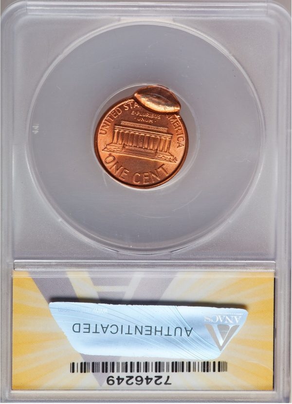 1991D Lincoln Cent Double Struck error coin - Image 2