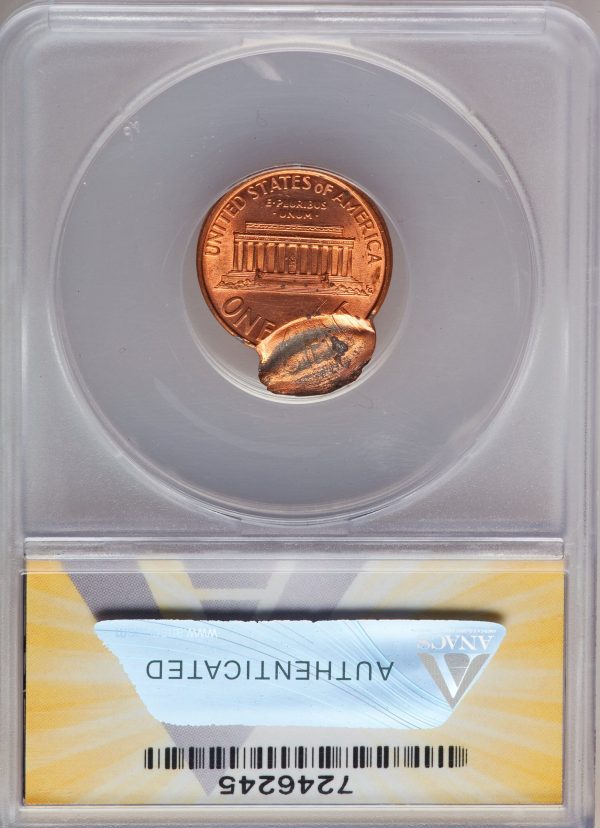 1993D Lincoln Cent Double Struck error coin - Image 2