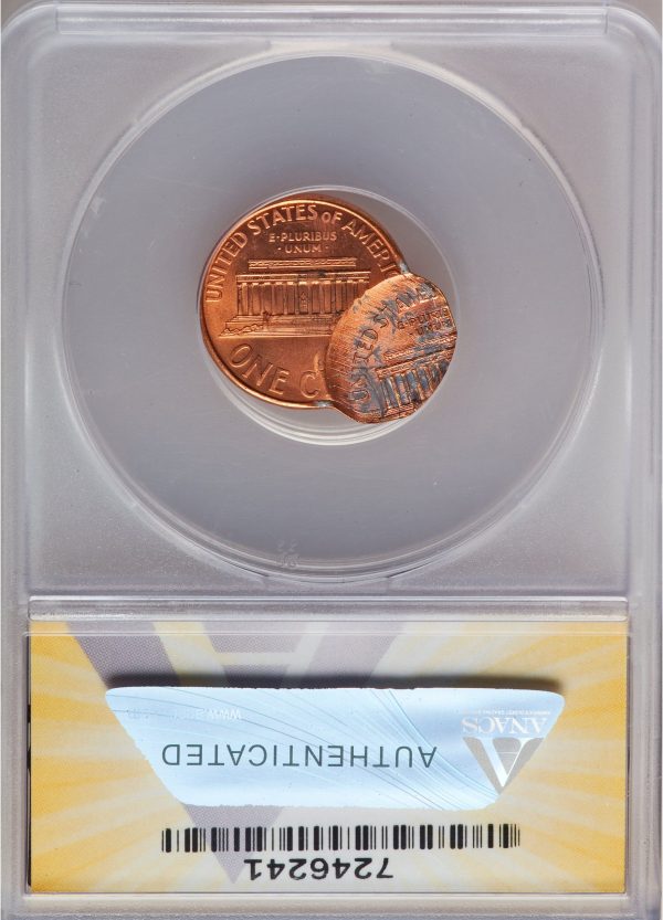 1995D Lincoln Cent Double Struck error coin - Image 2