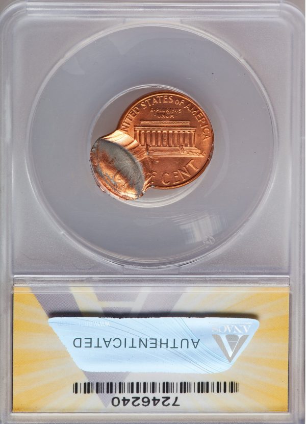 1996D Lincoln Cent Double Struck error coin - Image 2
