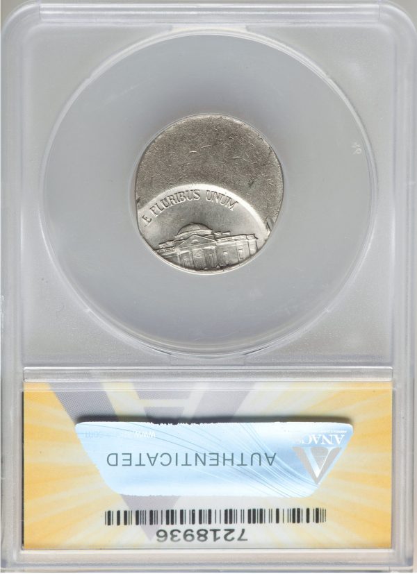 Off Center Error Coin 1998D Jefferson 5c - Image 2