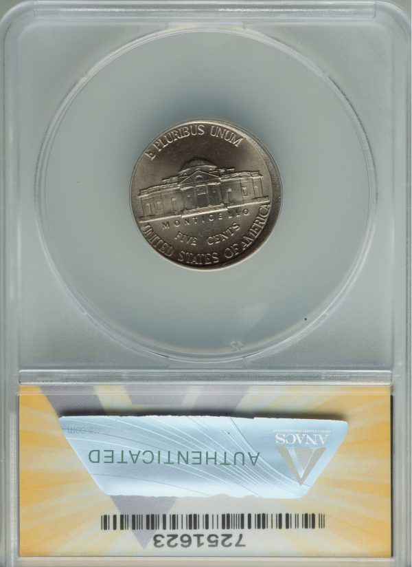 Off Center Error Coin 2003P Jefferson 5c - Image 2