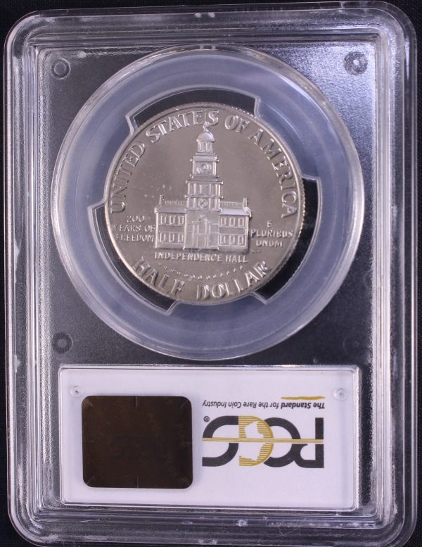 Amazing 1976-S Proof Bicentennial Kennedy Half Dollar Struck on Wrong Planchet - Image 2
