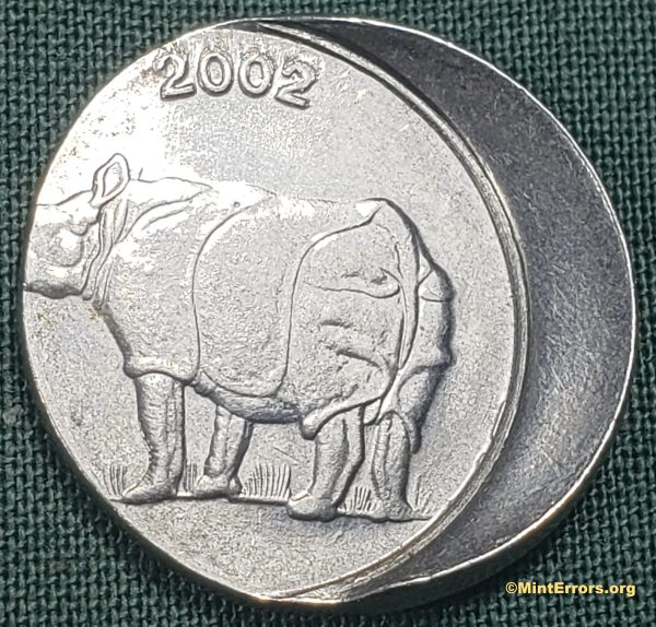 India 25 Paise Die Cap Major Mint Error Coin