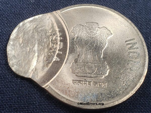 Multiple struck major mint error coin - 2020 India 5 Rupees